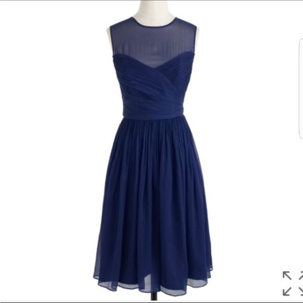 J. Crew navy dress